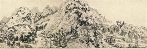 Dwelling in the Fuchun Mountains - A Landscape Painting Filled With Tranquil Beauty and Enigmatic Depth!