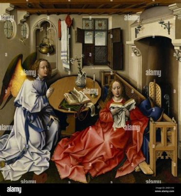 “The Annunciation” Triptych: Altarpiece Brilliance Meets Delicate Symbolism!